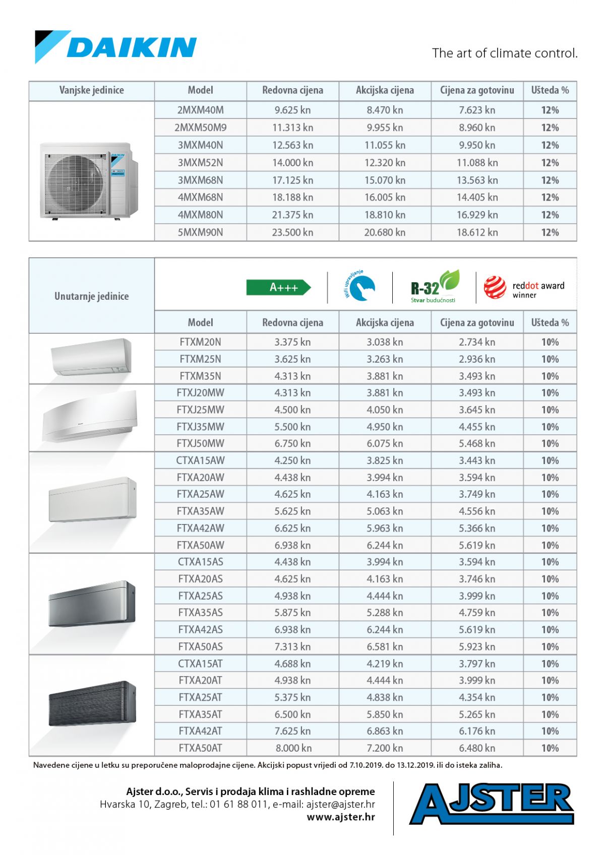 Daikin multi akcija za pet Daikin multi akcija za pet