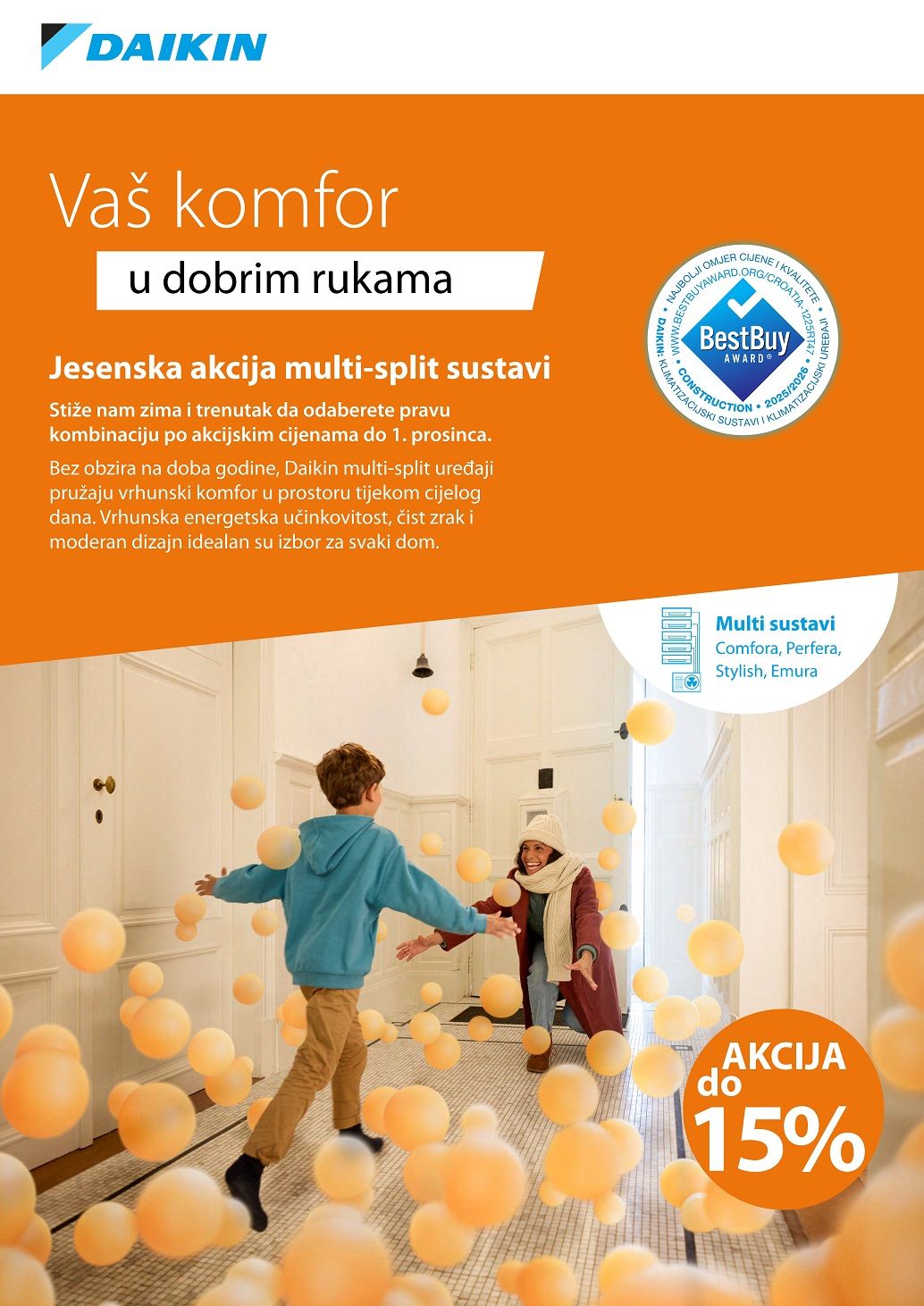 Jesenska akcija Multi split sistema Daikin Jesenska akcija Multi split sistema Daikin